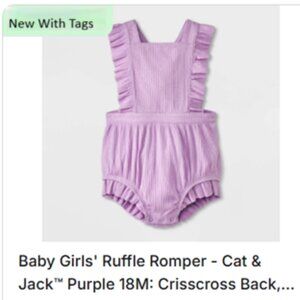 NWT 18 Month Romper Cat & Jack